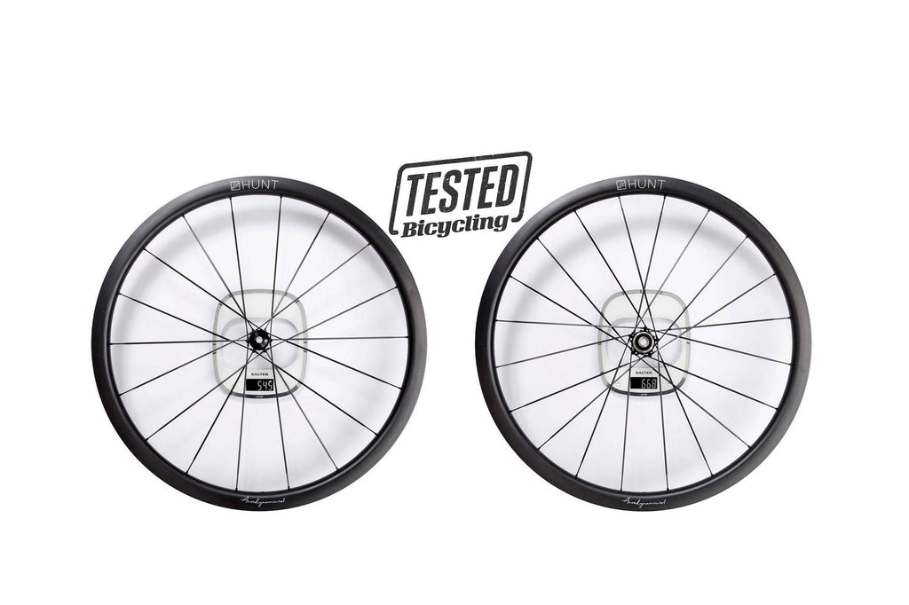 Bicycling Mag Review - Hunt 32  Aerodynamicist UD Carbon Spoke Disc Wheelset