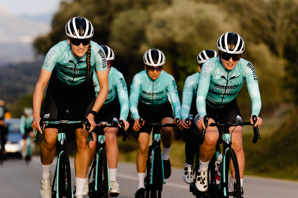 Bianchi HUNT Morvelo go to Camp Girona