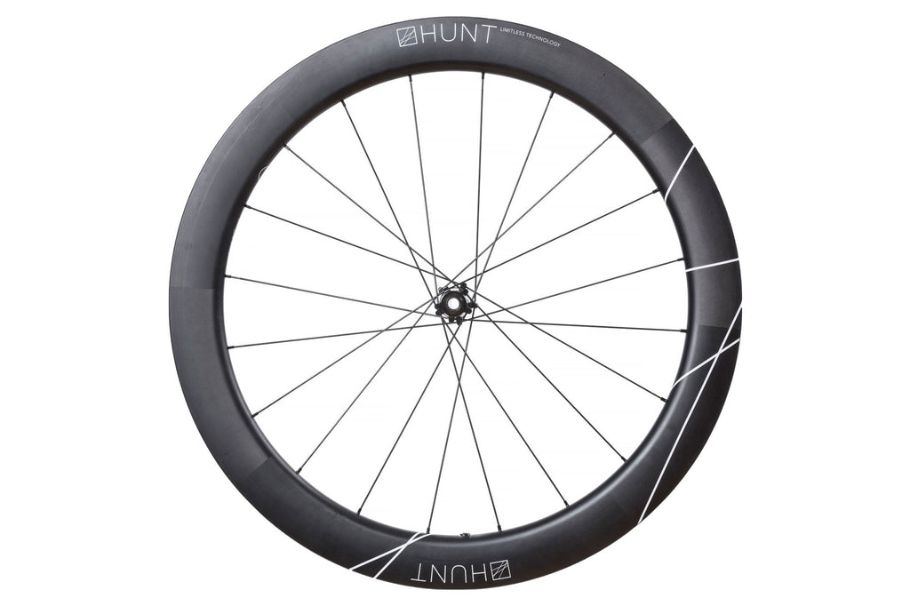 Side profile of the HUNT 60 Limitless Aero Disc front wheel